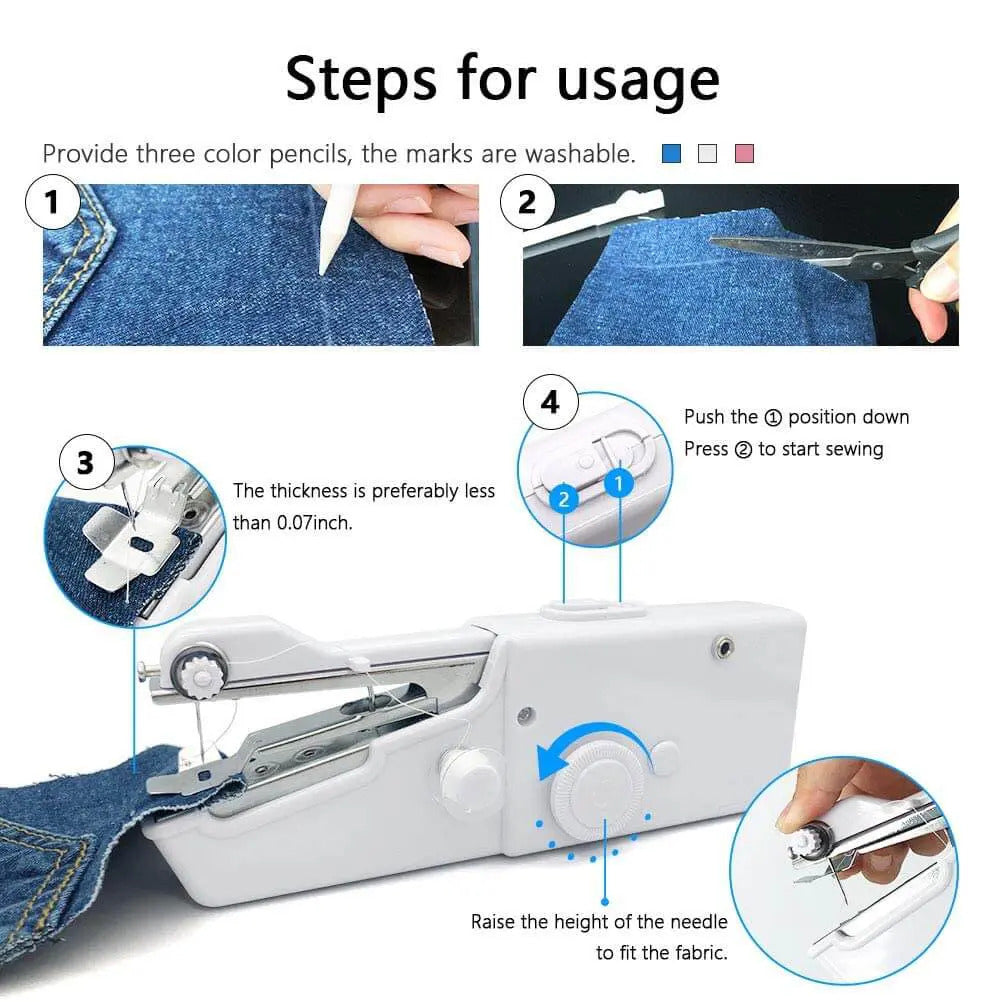 Portable Mini Electric Cordless Sewing Machine