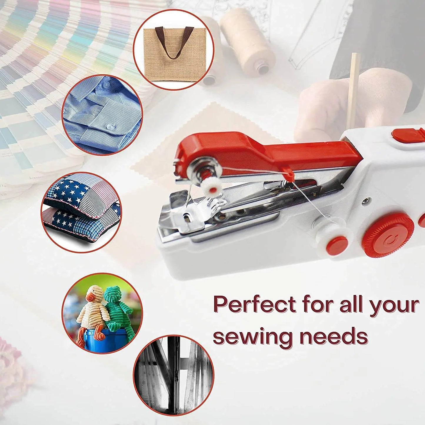Portable Mini Electric Cordless Sewing Machine